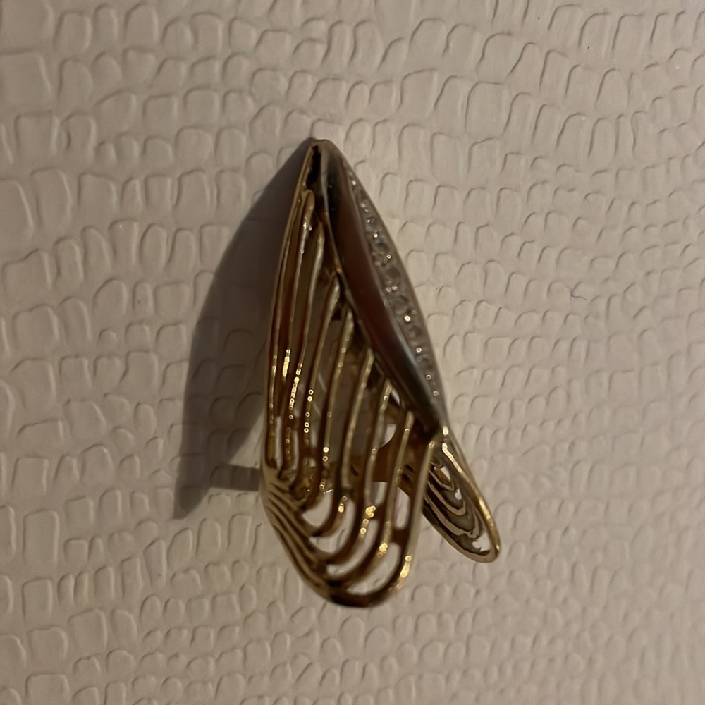 Nail Ring Solid 14k - image 4